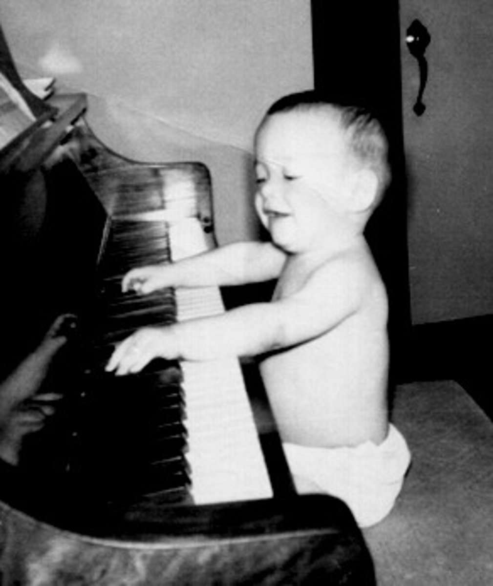 <p>to play the piano</p>