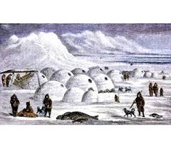 <p>A polar desert region characterized by cold, flat, treeless permafrost.</p>