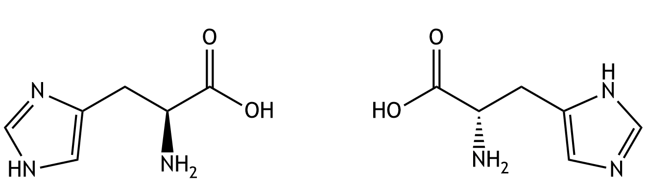 <p>9. The amino acid histidine serves, among other things, as a direct precursor for the formation of histamine. In solution, histidine can in principle exist in two isomeric forms that can interconvert. What type of isomers are these?</p><p>A. Diastereomers</p><p>B. Enantiomers</p><p>C. Epimers</p><p>D. Conformers</p><p>E. Tautomers</p>
