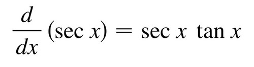 sec(x)*tan(x)