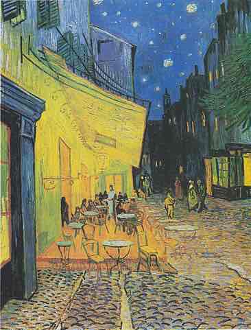 <p>Café Terrace at Night (1888)</p>