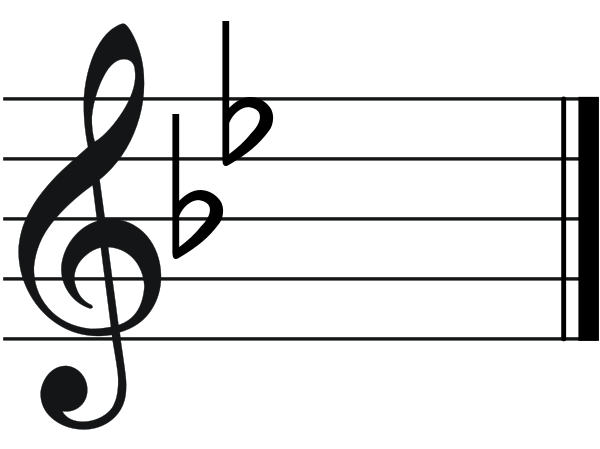 <p>What Key signature is this </p>