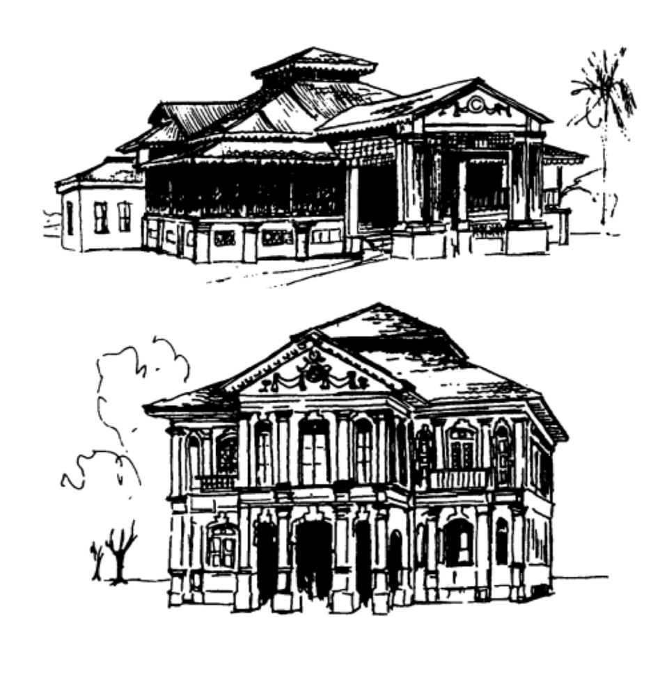 <ul><li><p><span>Applied to freestanding Chinese houses or bungalows with Malay architectural tradition, European architectural style and Chinese architectural traditions</span></p></li><li><p><span>Raised floors and high ceilings</span></p></li></ul><p></p>