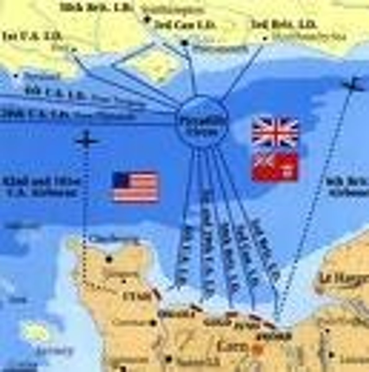 <p>An air and sea attack in attempt to liberate France from German control</p>