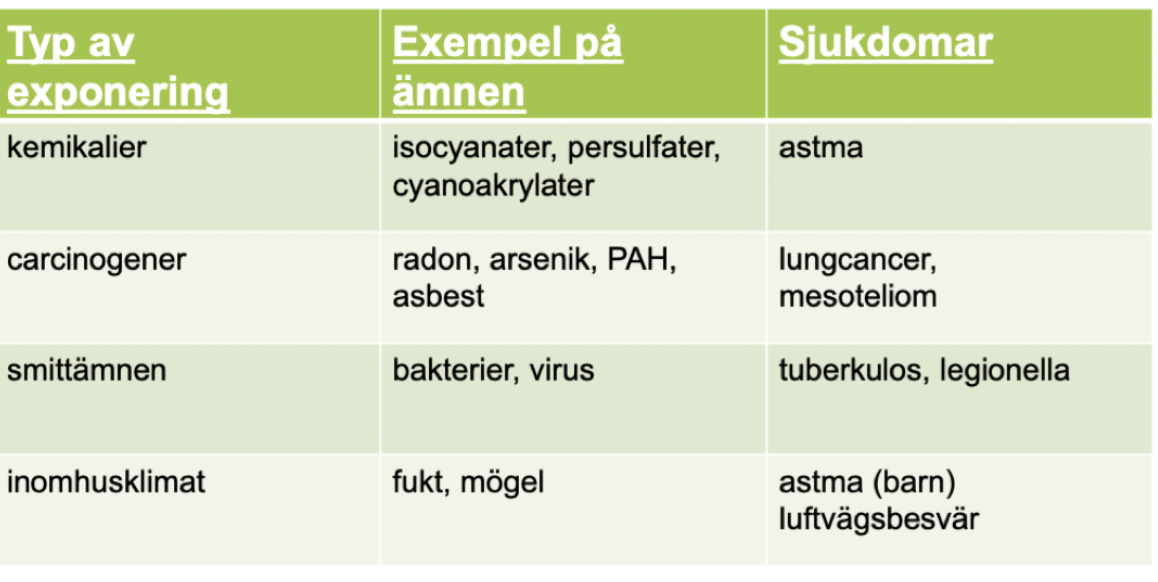 <p>Se bilder. Kvarts kan ge <strong>silikos</strong>. Cancinogener kan ge lungcancer eller mesoteliom. <span><img src="https://lh7-us.googleusercontent.com/oNQsIxV49kyCVZGUjsZkaQSiTn3rGhXswiqVC36iJs89s8TipPk8NqMM4iH6byVOukLnVjjSnIaRk5Vc9iQz-VYNTMzxKRkJiiPCpyHCLL_d25MbPApu51-v_P-f0UDtXKaeFNSt98FUOqUn-Yp7kTM" width="602" height="301"></span></p>