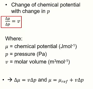 <ul><li><p>Can also be used to make a line as a function of pressure</p><p></p></li></ul><p></p>