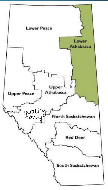<p>legislated plan sets regional land use goals</p><p>air, water, land/biodiv management frameworks manage cumulative effects</p><p>red, yellow, green monitoring systems to see where limits are at - industry cautions</p><p>and this triggers a management response</p>