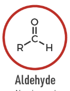 <p>A carbonyl-containing compound with the formyl group: R–CHO.</p>