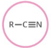 <p>Which functional group is shown? (R = rest of molecule, X = any halogen)</p>