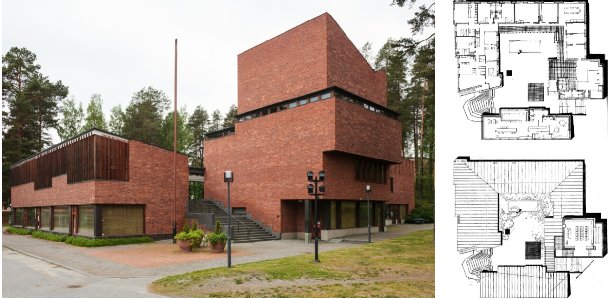 <p><span>Säynätsalo Town Hall, Alvar Aalto (Säynätsalo, Finland, 1949-1952)</span></p>