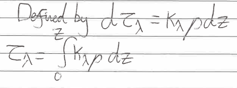 <p>Often interpreted as how far we can see into a material</p>