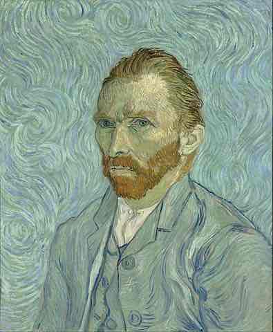 <p>Self Portrait (1889)</p>