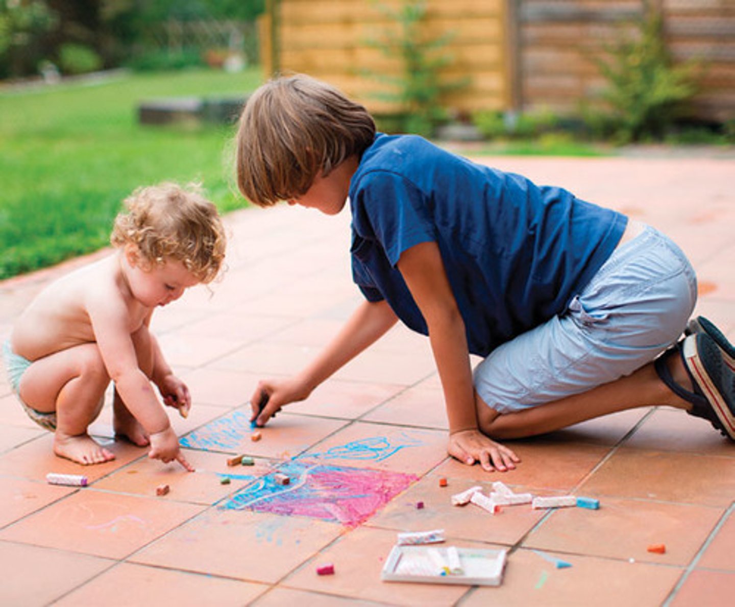 <p>I take care of my little brother</p>