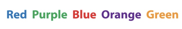 <p>Stroop tasks</p><ul><li><p>congruent trials</p></li><li><p>name the color of the ink!</p></li><li><p>RT for congruent vs. incongruent</p></li></ul><p></p>