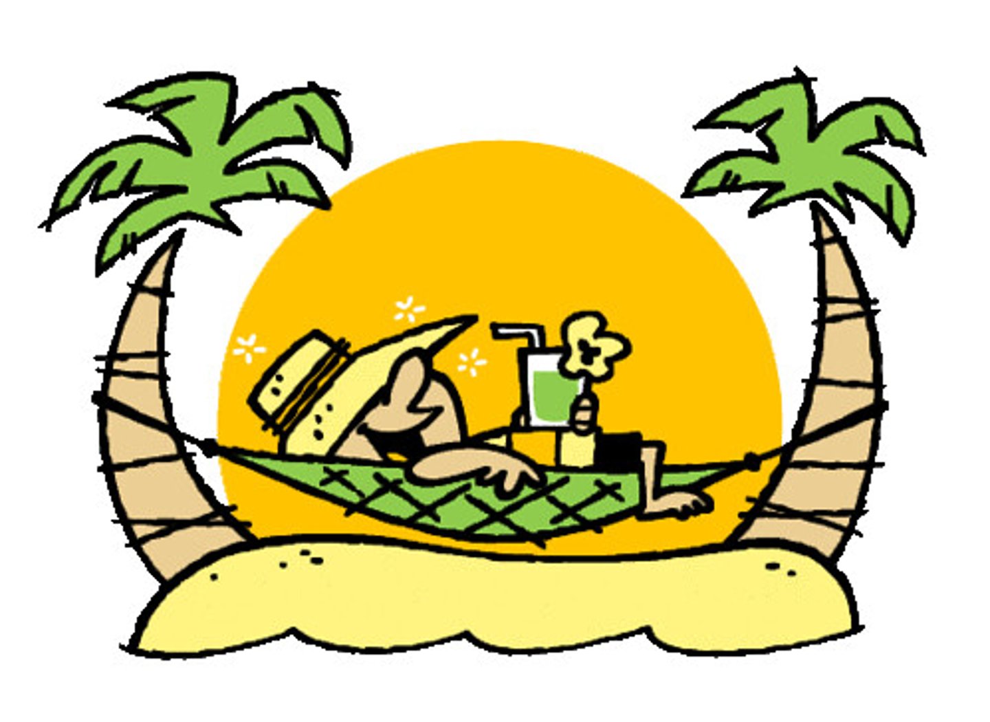 <p>to laze around</p>