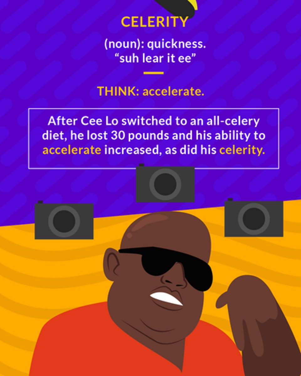 <p>(adj.) quickness</p>
