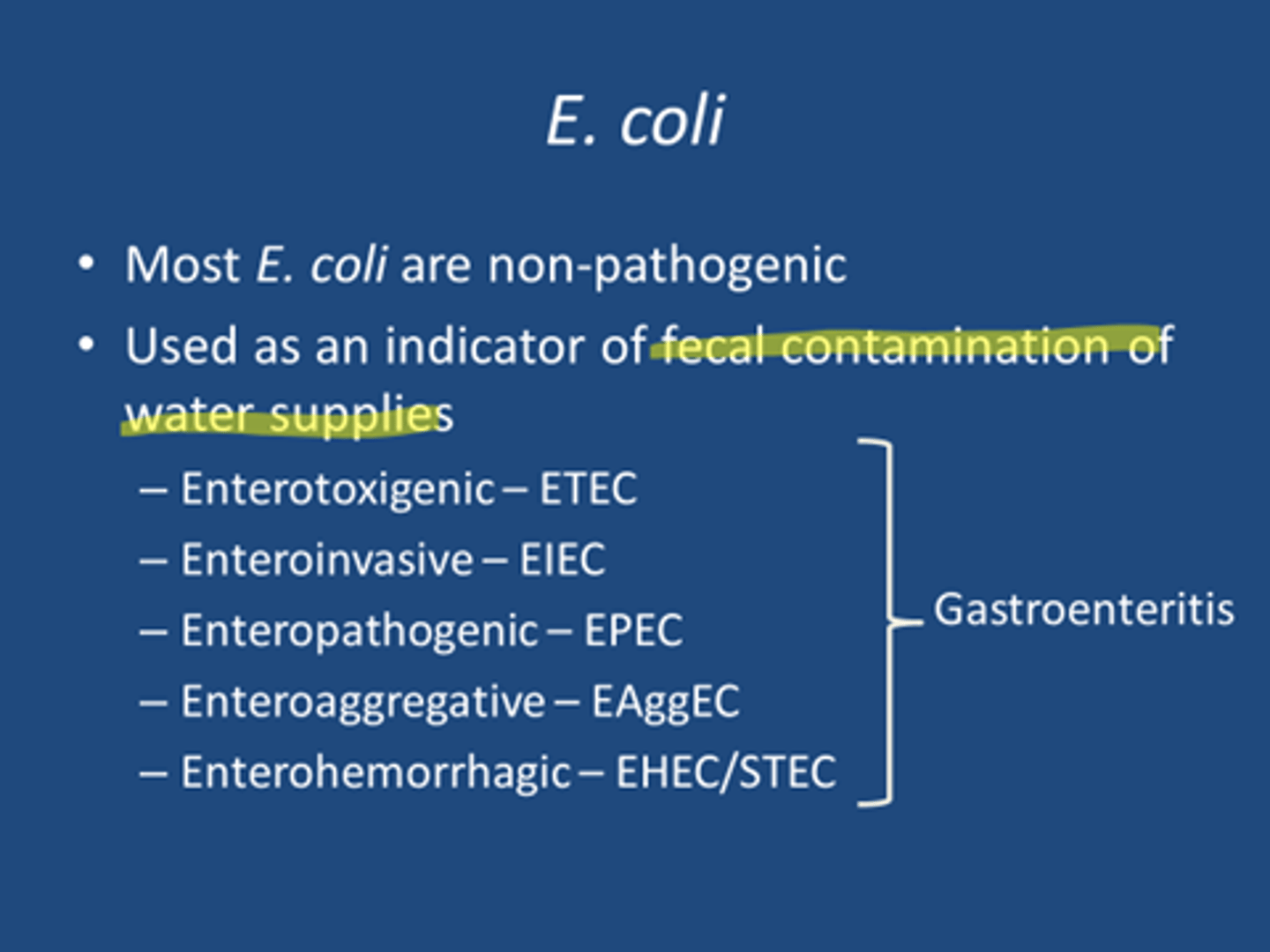 <p>a. Impossible to monitor for all pathogens</p><p>b. Demanding, expensive, time-consuming, can't tell if its live or dead</p><p>c. Indictor organisms</p><p>i. Microbial</p><p>ii. Bacterial</p>