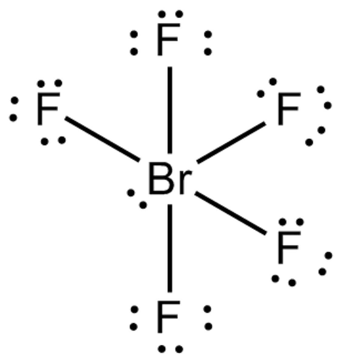 <p>5 bonds, 1 lone pair</p>