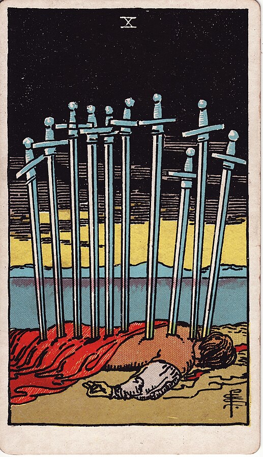 <p>Ten of Swords</p>