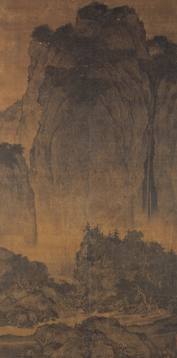 <p>Travelers among mountains and streams</p>