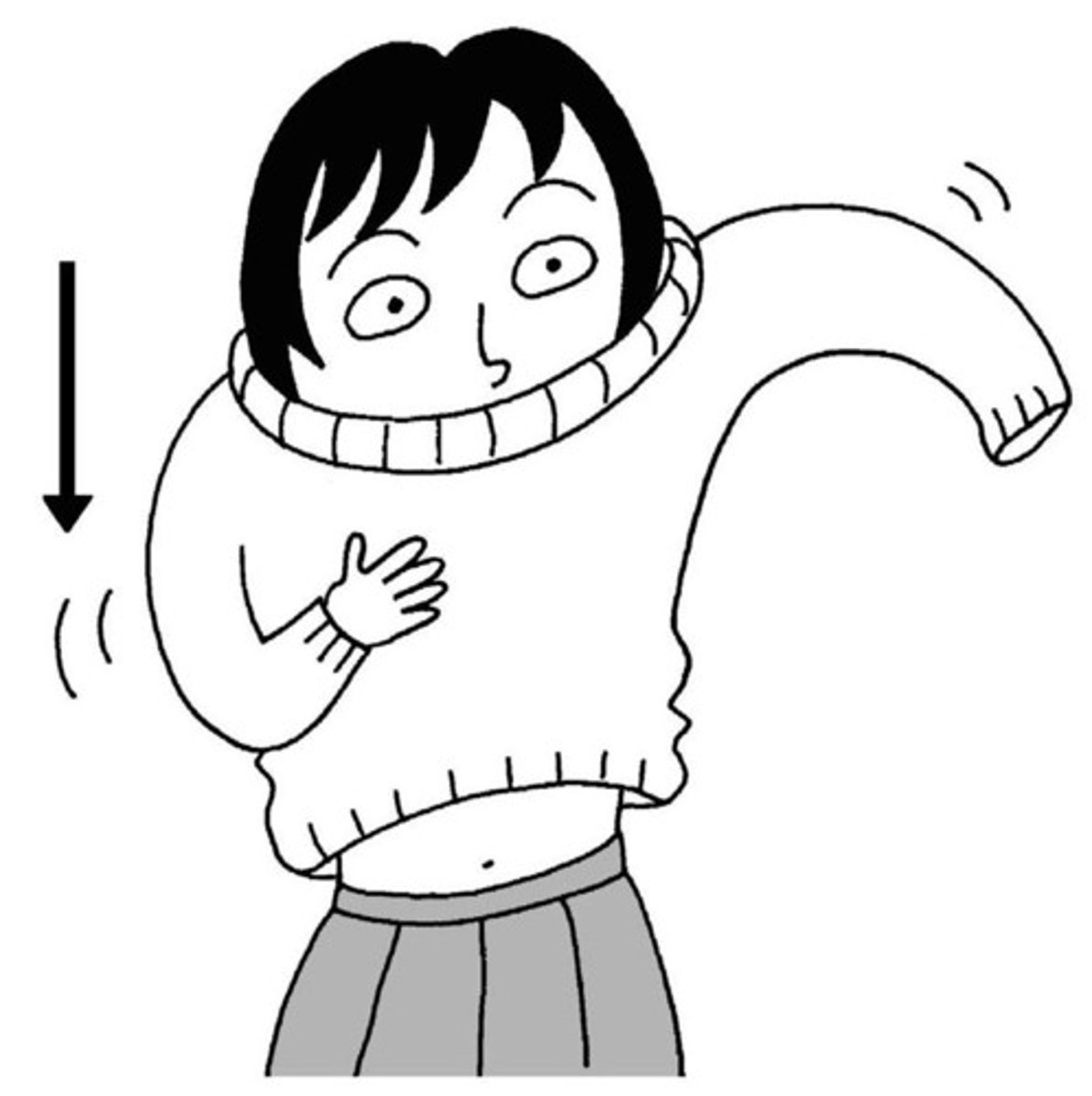 <p>to wear on the torso</p>