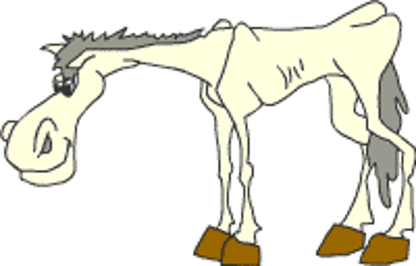 <p>caballo de mala raza</p>