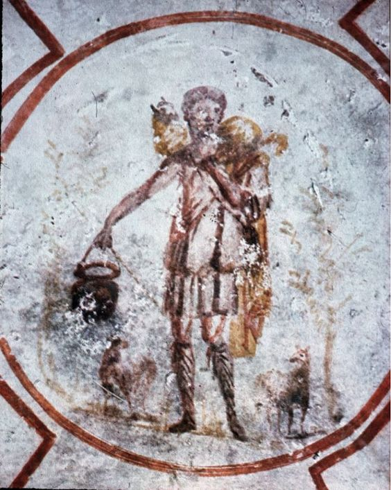 symbolic of Christ as a Shepard
