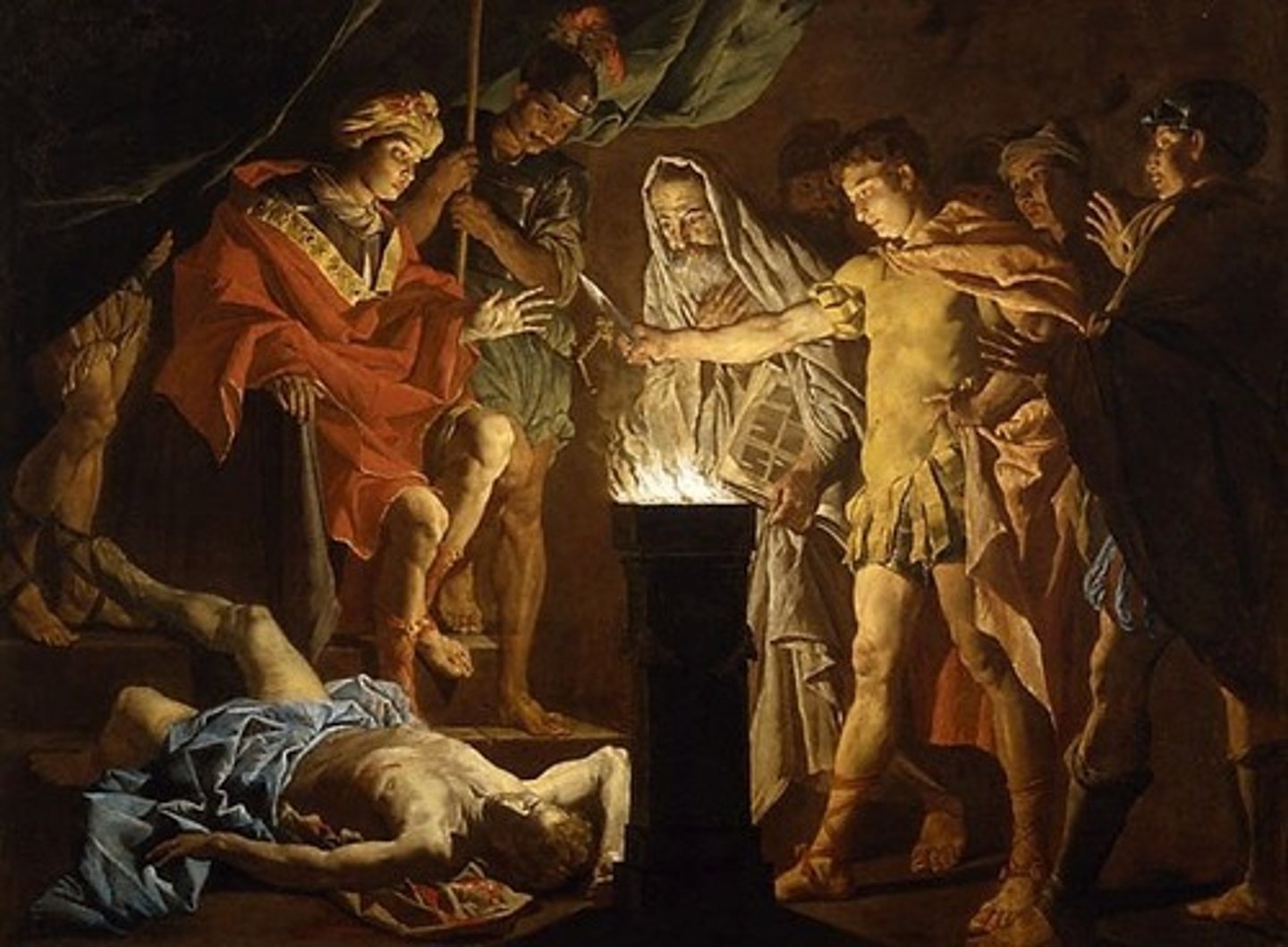<p>After being captured by the Etruscans, he thrust his right hand into a fire which was lit for sacrifice and held it there without giving any indication of pain, thereby earning for himself and his descendants the cognomen meaning 'left-handed'.</p>