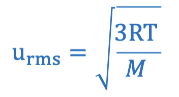 <p>this equation is proportional to molar mass and temperature</p>