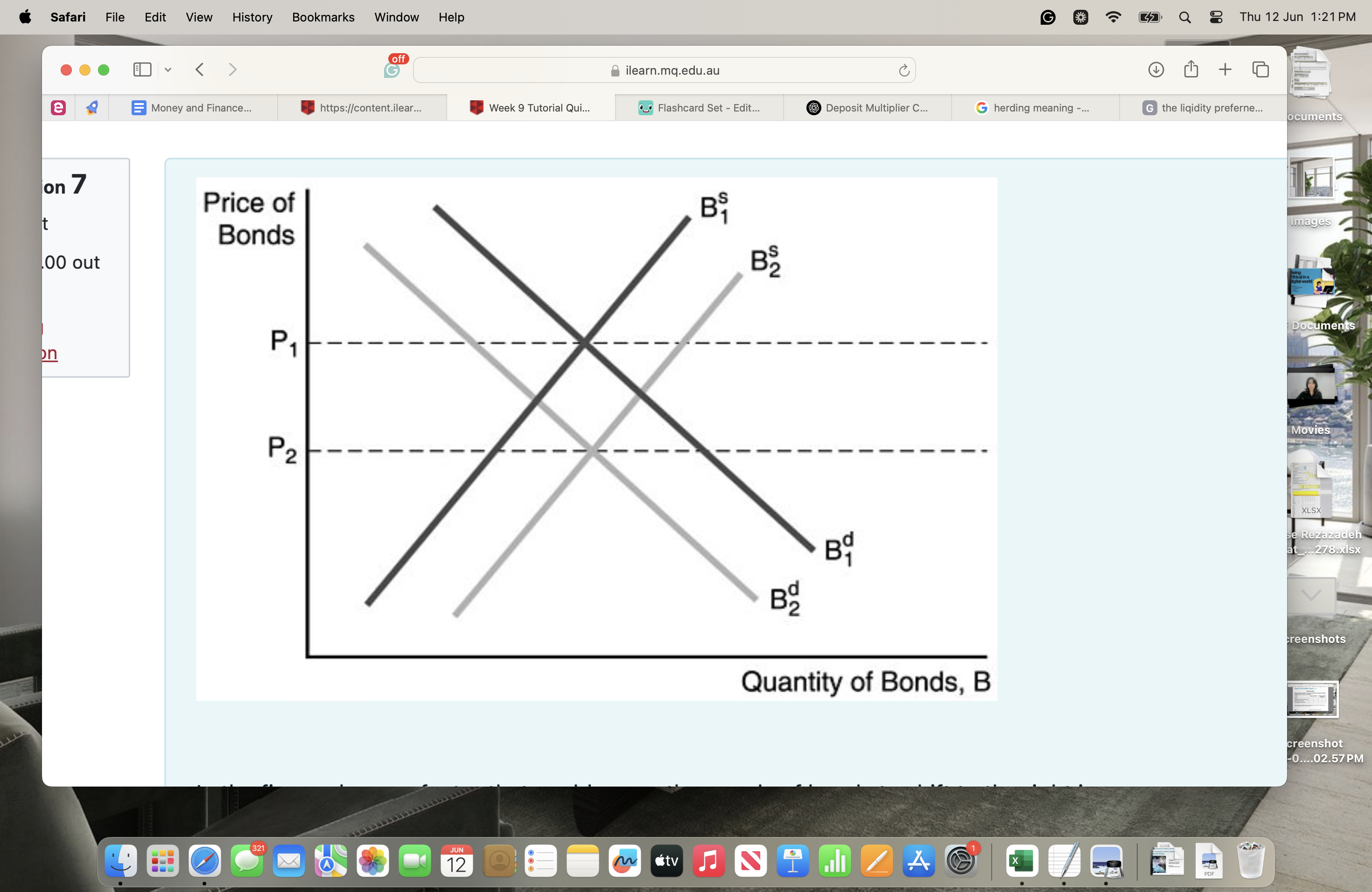 <p><span>In the figure above, a factor that could cause the supply of bonds to shift to the right is ——</span></p>