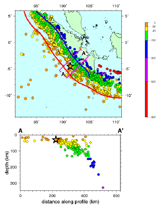 <ul><li><p><em>Definition</em>: zone of earthquakes that traces the downgoing subducting slab</p></li><li><p><em>Significance</em>: maps the path of the subducting plate through the mantle</p></li><li><p><em>Named after</em>: Kiyoo Wadati and Hugo Benioff, who studied deep earthquakes</p></li></ul><p></p>