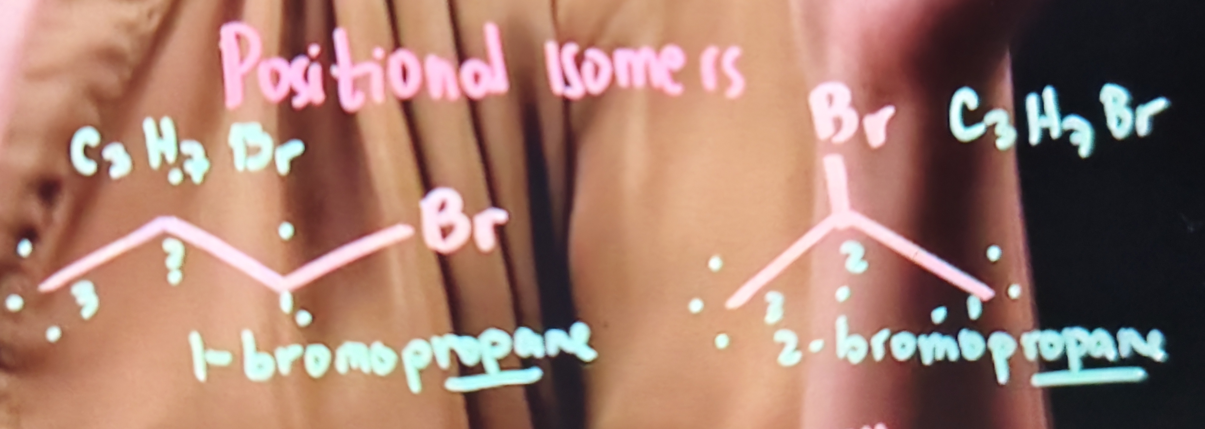 <p>these are positional isomers</p>