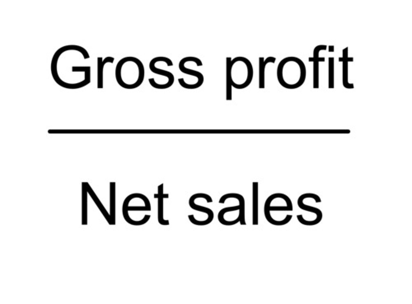 <p>gives the percentage of sales revenue that results in gross profit and indicates the effectiveness of planning policies concerning pricing, discounts, valuation of stock, etc.</p>