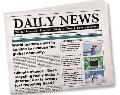 <p>The Moscow Times and The Financial Times are <strong>newspapers</strong>.</p><p><span>|ˈnjuːzpeɪpə|</span></p><p>Газета</p>