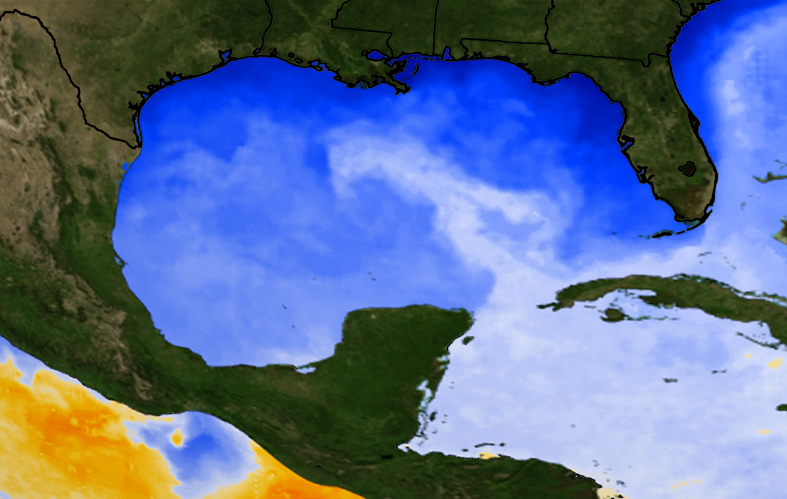 <p>An inlet from the clean to a landmass</p>