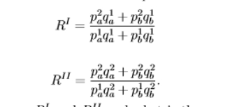 <p>what is the difference between these two possible price ratios and what are the consequences of them?</p>