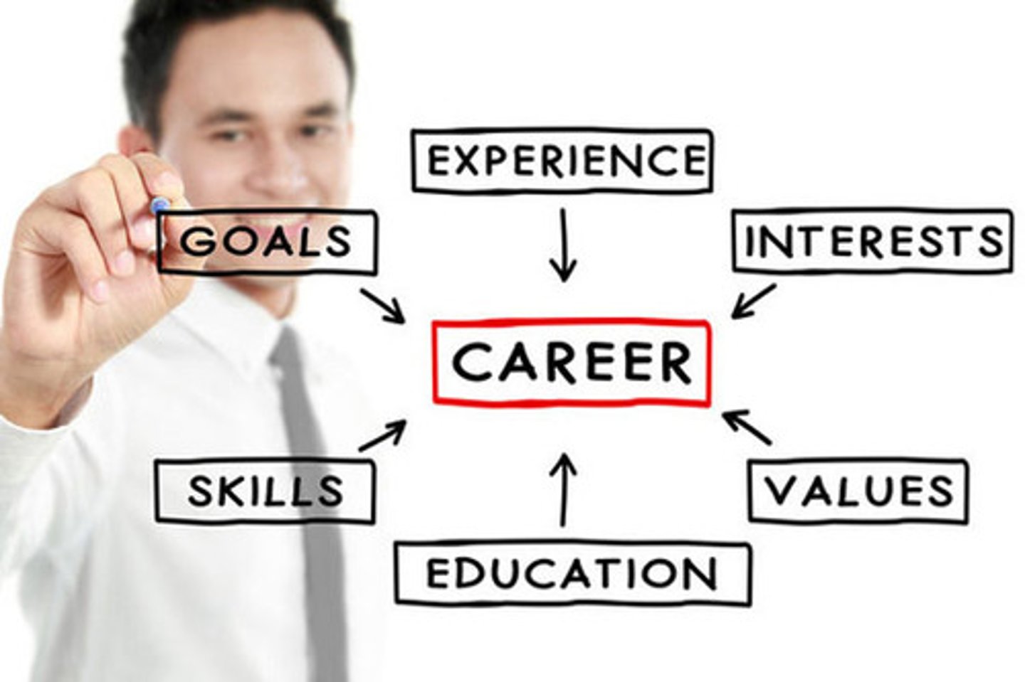 <p>to pursue a career</p>