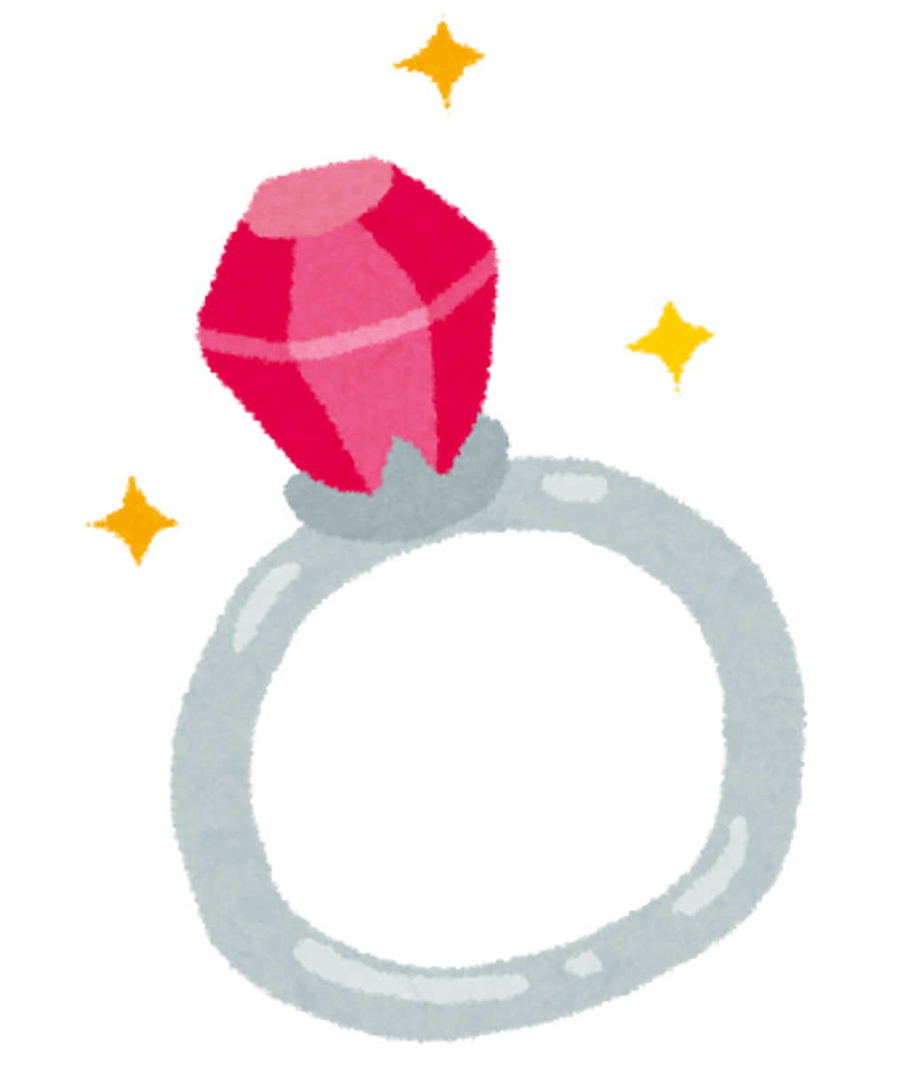 <p>ring [jewelry worn on fingers]</p>