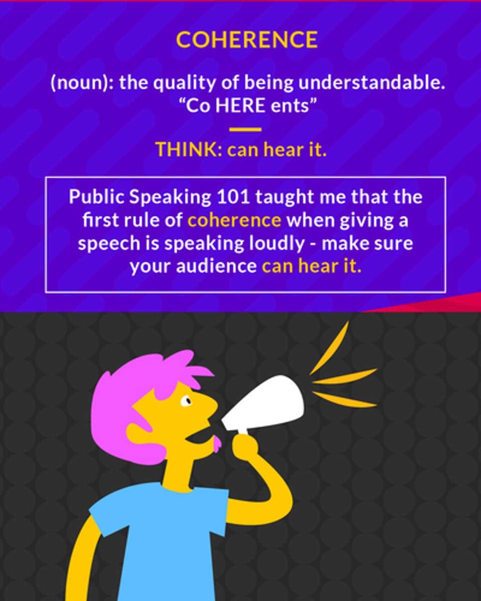 <p>the quality of being logical and consistent and the quality of forming a unified whole</p><p>(noun) <span>the quality of being logical and consistent.</span></p><p><span>(noun) consistency</span></p>