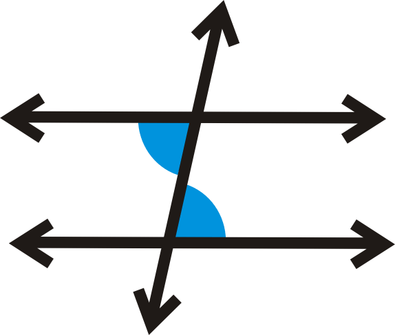 <p>For two lines intersected by a transversal, a pair of nonadjacent angles that lie on opposite sides of the transversal and between the two other lines</p>