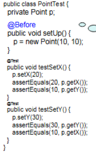 <p>“@Before” is very important</p>