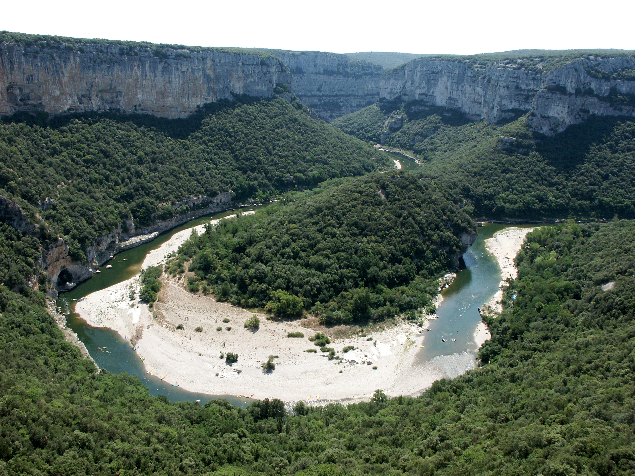 the inner side of the river that deposits sediment 