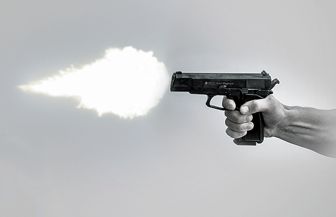 <p>Tim was assigned to shoot a pig in the head one morning when he was on the pig line.</p>