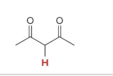 <p>pka value for Diketone </p>