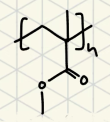 <p><span><em>(C<sub>5</sub>H<sub>8</sub>O<sub>2</sub>)<sub>n</sub></em></span></p>