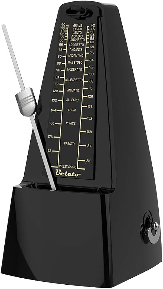 <p>A machine that ticks so we can keep a steady beat</p>