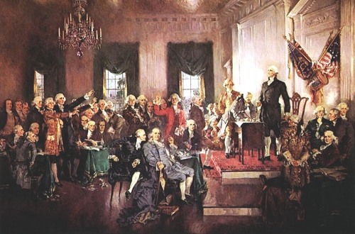 <p>Pennsylvania, George Washington</p><ul><li><p>articles of confederation failed goal: to make a stronger, central govt</p></li><li><p>52 delegates from 13 colonies&apos; goal: change the art. of . con.</p></li></ul><p>const created three branches</p>