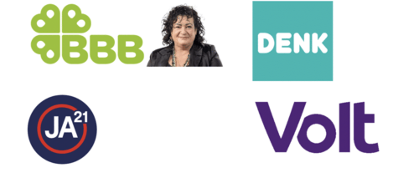 <p>includes:</p><p>- Volt</p><p>- BBB</p><p>- Denk</p><p>- JA21</p>