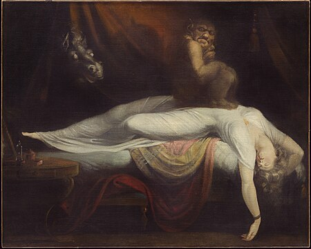 <p>Henry Fuseli, The Nightmare, 1781<br><em>Romanticism</em></p>