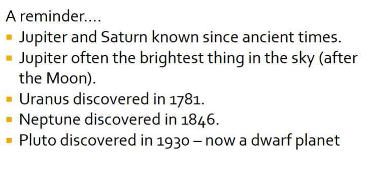 <p>Planetary objects beyond the orbit of the main asteroid belt.</p><p>Jupiter, Saturn, Uranus, Neptune, and Kuiper belt objects </p>